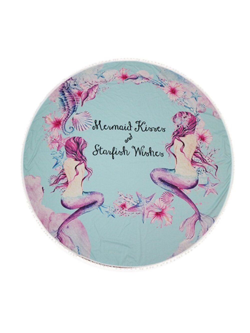 Mermaid Beach‎ Tassel Pom Pom Mat New with Tags!